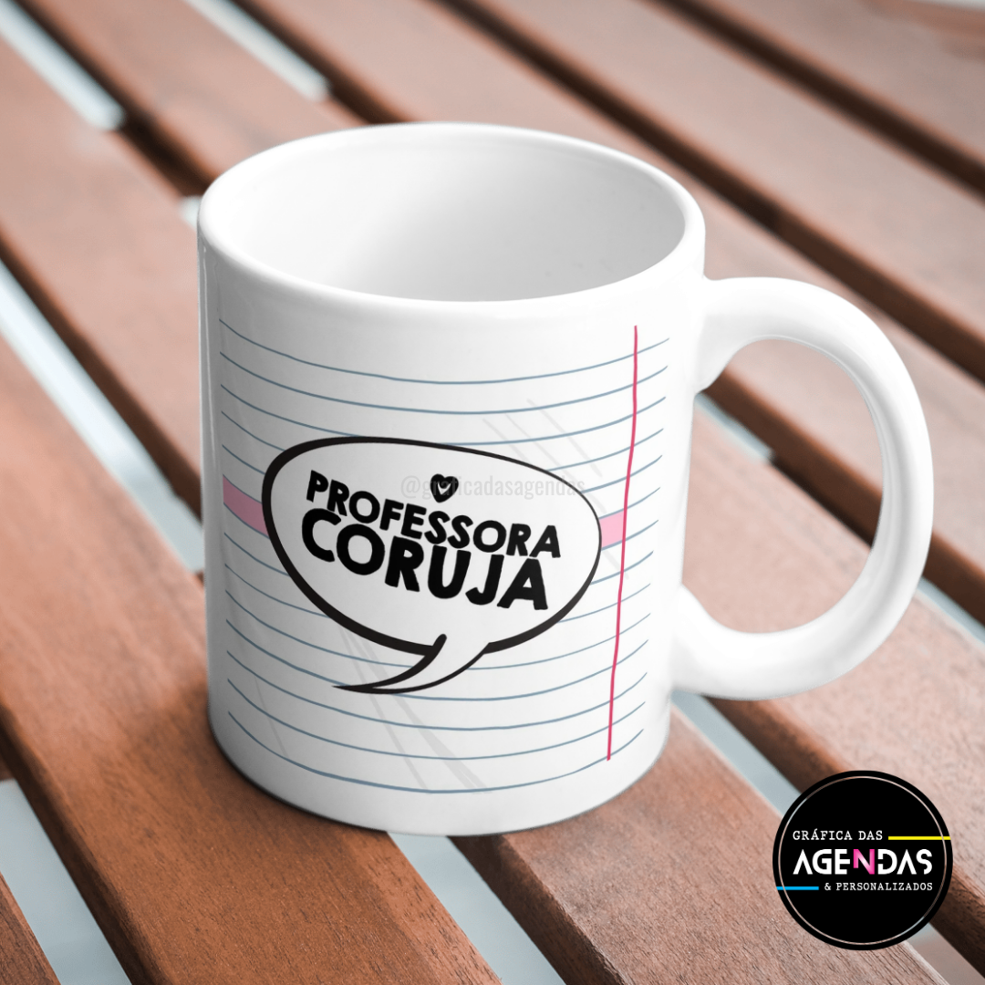 Caneca "Professora Coruja" - 325ml